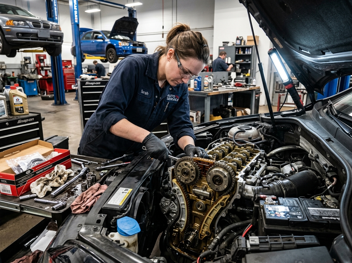 Engine Timing Chain Service at Sunrise Auto Healers